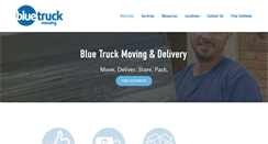 Desktop Screenshot of bluetruckmoving.com